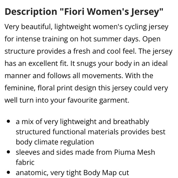 ALÉ FIORI WOMEN'S JERSEY - Picture 6 of 8